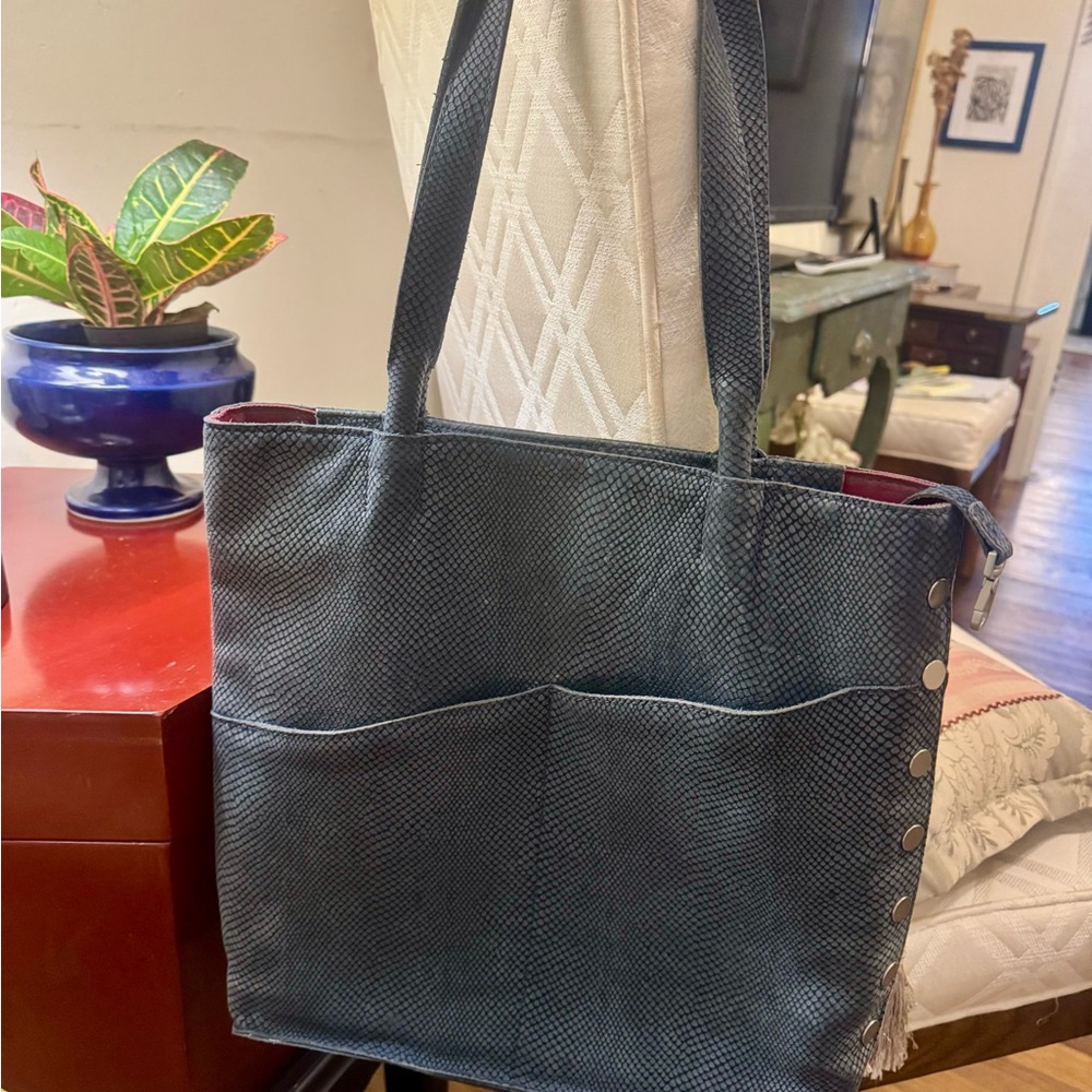 Hammitt Drew Blue Large Shoulder Bag